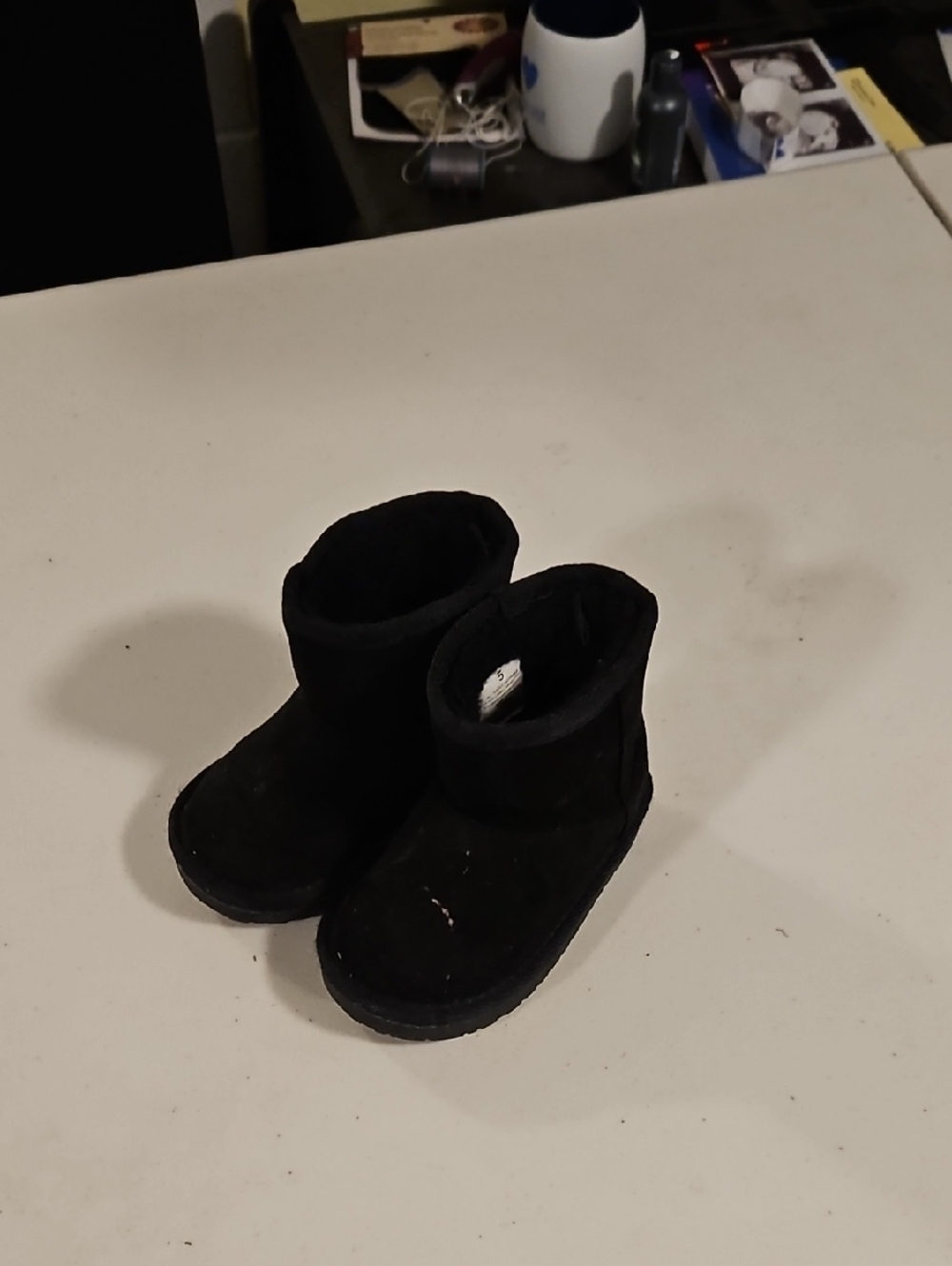 Place Black Kids Cozy Booties